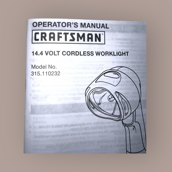 Craftsman Drill & Work Light Carrying Case Only - Picture 11 of 12